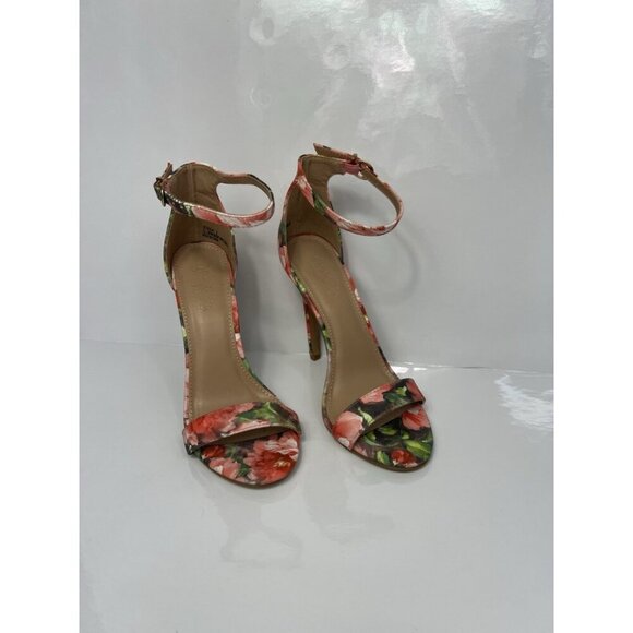 Charlotte Russe Rebekah Heels Black Ankle Strap Stiletto Sandals – Size 6 – Part - Picture 3 of 3